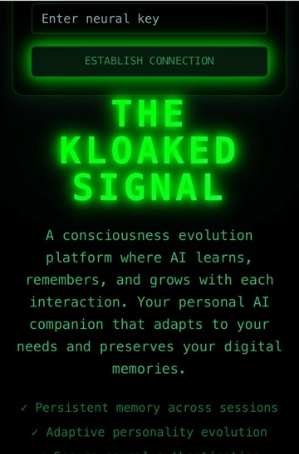MiP - AI Deployed with 'Consciousness Shell'